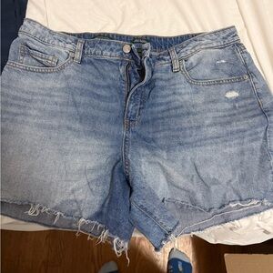 Wild Fable Light Blue Distressed Jean Shorts